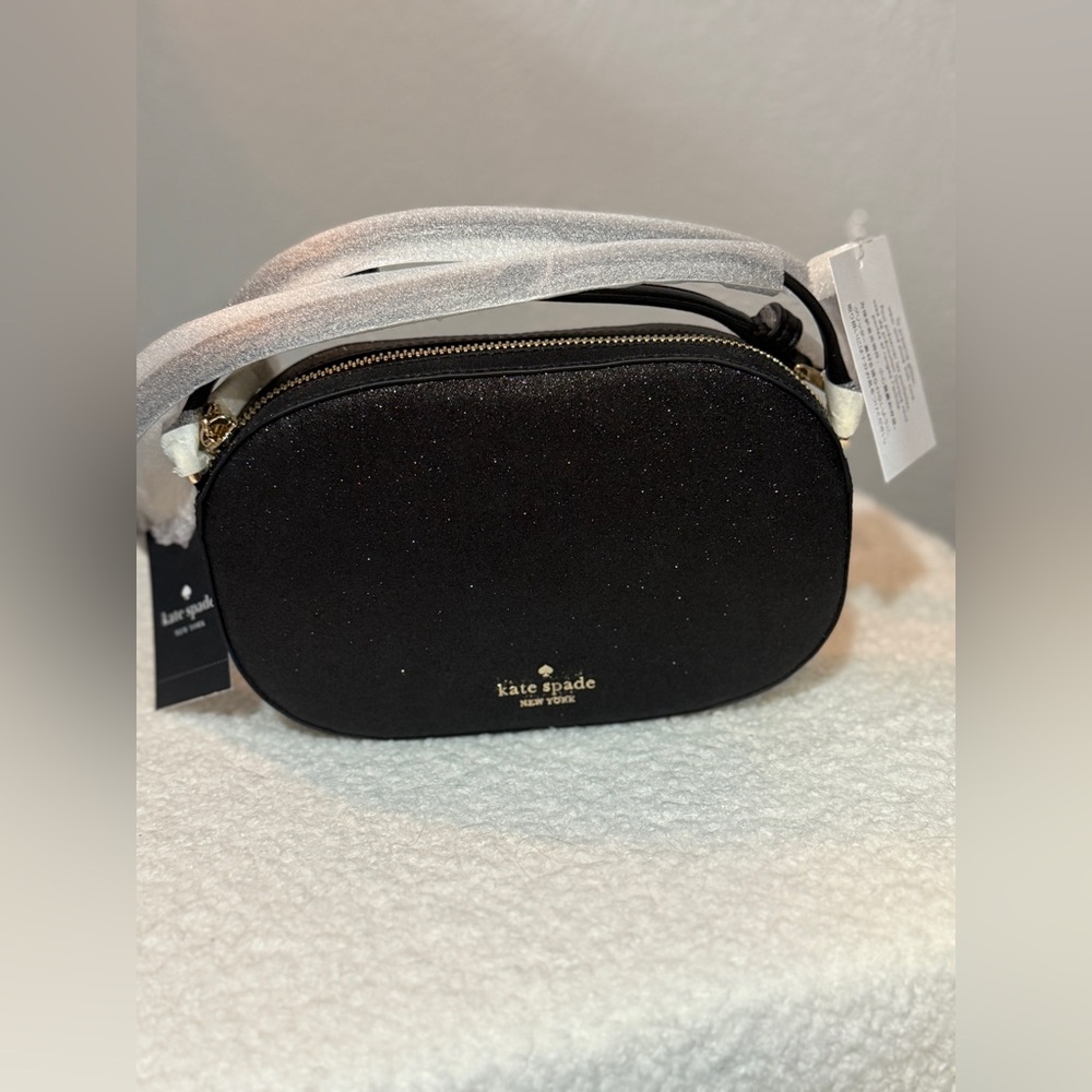 NWT Kate Spade New York glimmer oval camera bag - Picture 7 of 14